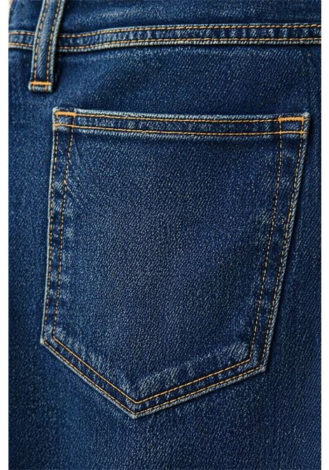 Jeans PT Torino in denim blu scuro con leggere sfumature, essenziale e versatile. PT TORINO | JEANS | C5-DP05Z0S0210